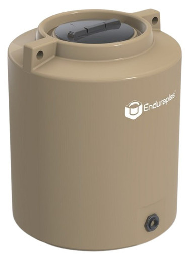 Enduraplas 210 Gallon Beige Vertical Water Storage Tank