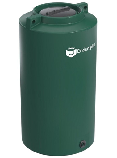 Enduraplas 340 Gallon Dark Green Vertical Water Storage Tank