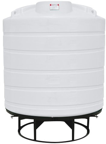 Enduraplas 550 Gallon White Cone Bottom Tank with Stand