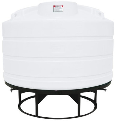 Enduraplas 1600 Gallon White Cone Bottom Tank