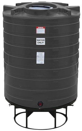 Enduraplas 870 Gallon Black Cone Bottom Tank