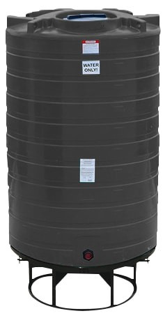 Enduraplas 1100 Gallon Black Cone Bottom Tank