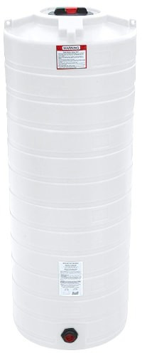 Enduraplas 200 Gallon White Vertical Storage Tank