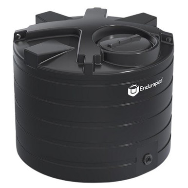Enduraplas 550 Gallon Black Vertical Storage Tank