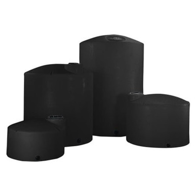 Norwesco 8400 Gallon Black Heavy Duty Vertical Storage Tank