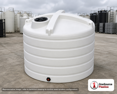 Enduraplas 3200 Gallon White Vertical Storage Tank
