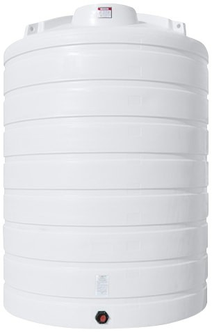 Enduraplas 5000 Gallon White Vertical Storage Tank