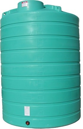 Enduraplas 3000 Gallon Green Vertical Storage Tank