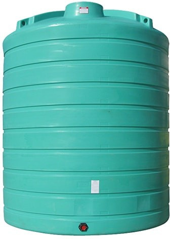 Enduraplas 10000 Gallon Green Vertical Storage Tank
