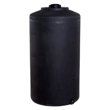 Bushman 100 Gallon Black Vertical Water Storage Tank