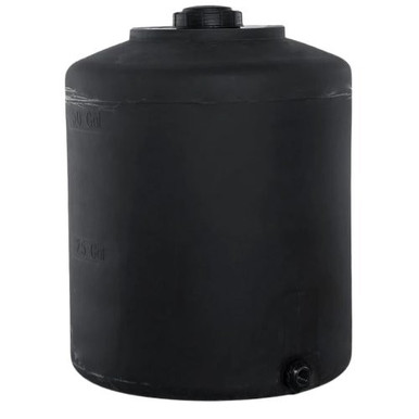 Bushman 65 Gallon Black Vertical Water Storage Tank