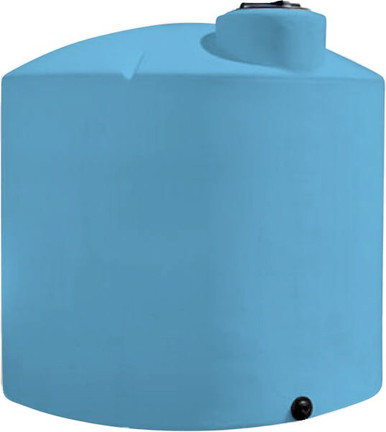 Norwesco 6500 Gallon Light Blue Heavy Duty Vertical Storage Tank