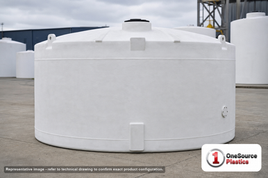 Snyder Industries 7000 Gallon ASTM XLPE Vertical Storage Tank