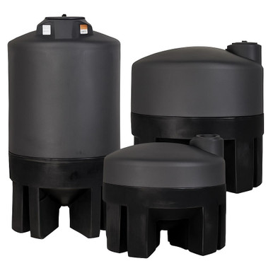 Snyder Industries 225 Gallon Heavy Duty Cone Bottom Tank w/ Poly Stand