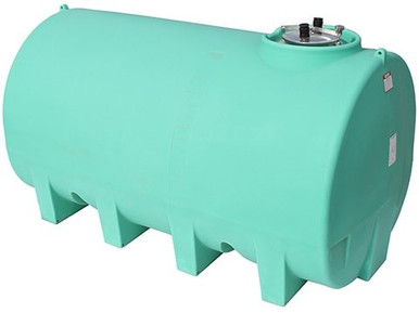 Enduraplas 2200 Gallon Green Horizontal Sump Bottom Leg Tank