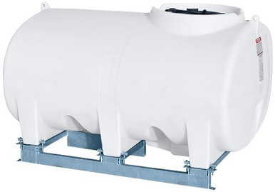 Enduraplas 800 Gallon White Horizontal Sump Bottom Leg Tank w/ Frame