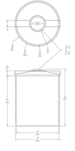 Chem-Tainer 100 Gallon 15 Degree Plastic Vertical Cone Bottom Tank with Poly Stand in Black