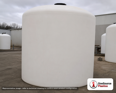 4500 Gallon HDPE Vertical Liquid Storage Tank with ASTM Certification