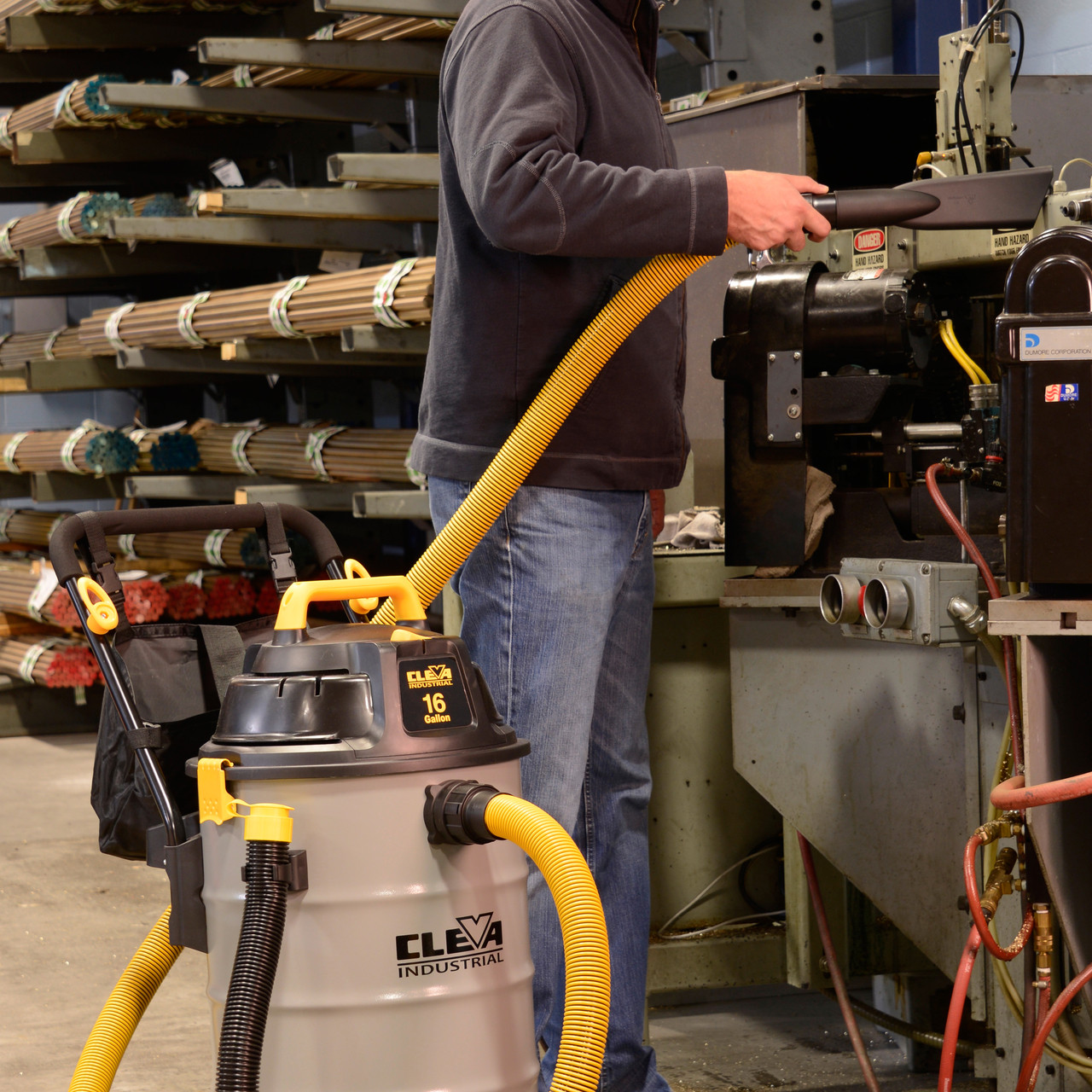 VK1611SIWDT Industrial Stainless Steel Wet/Dry Vac - Vacmaster Canada