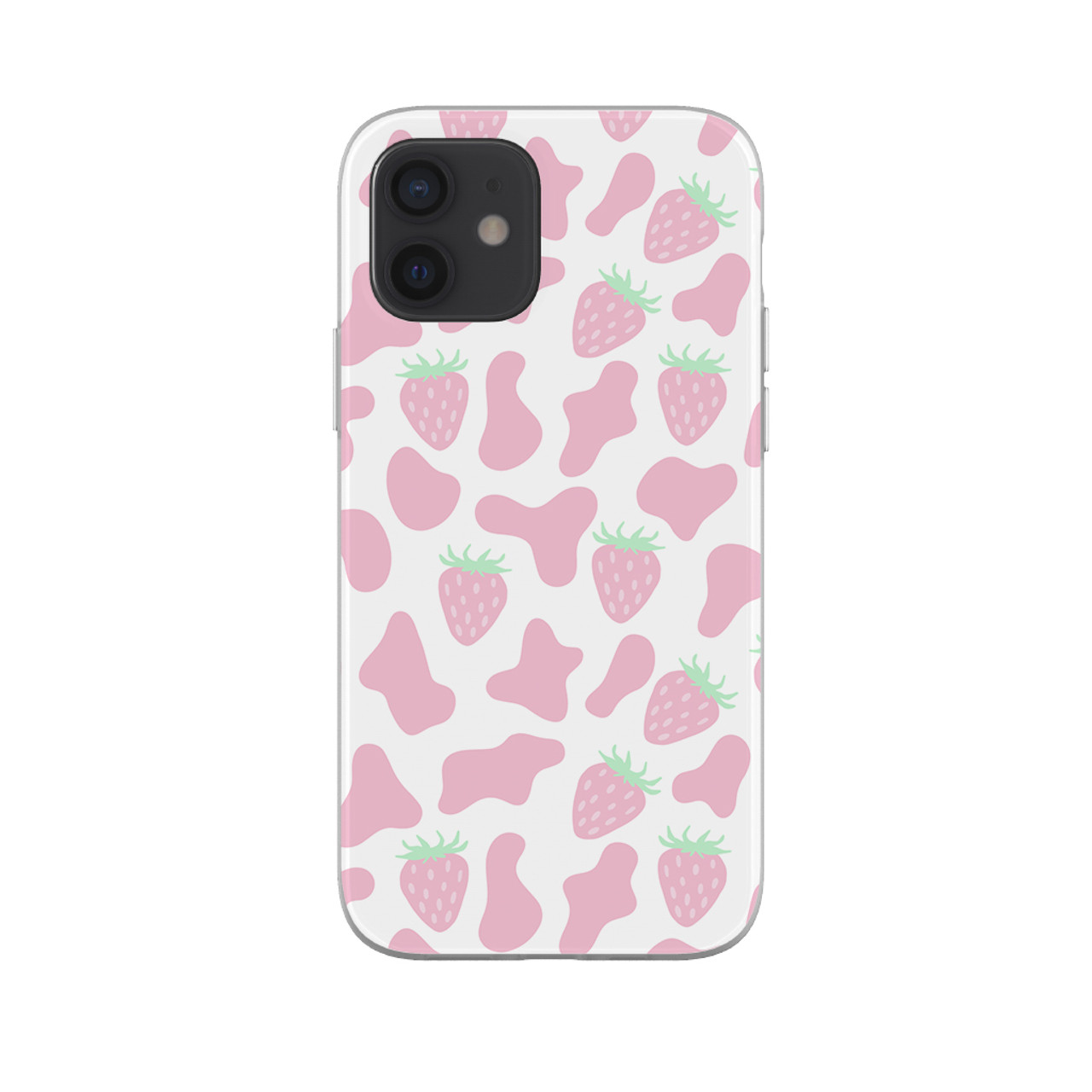 Pink Louis Vuitton Seamless Pattern iPhone 13 Mini Clear Case