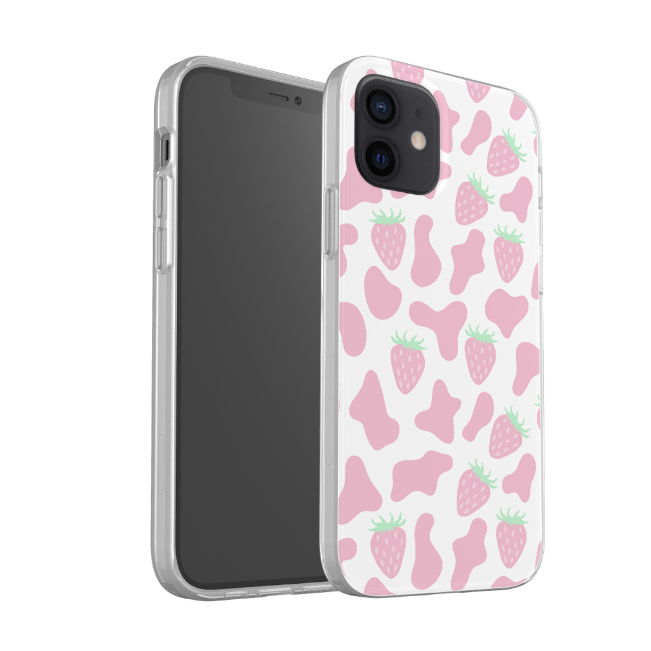Pink Louis Vuitton Seamless Pattern iPhone 12 Mini Case