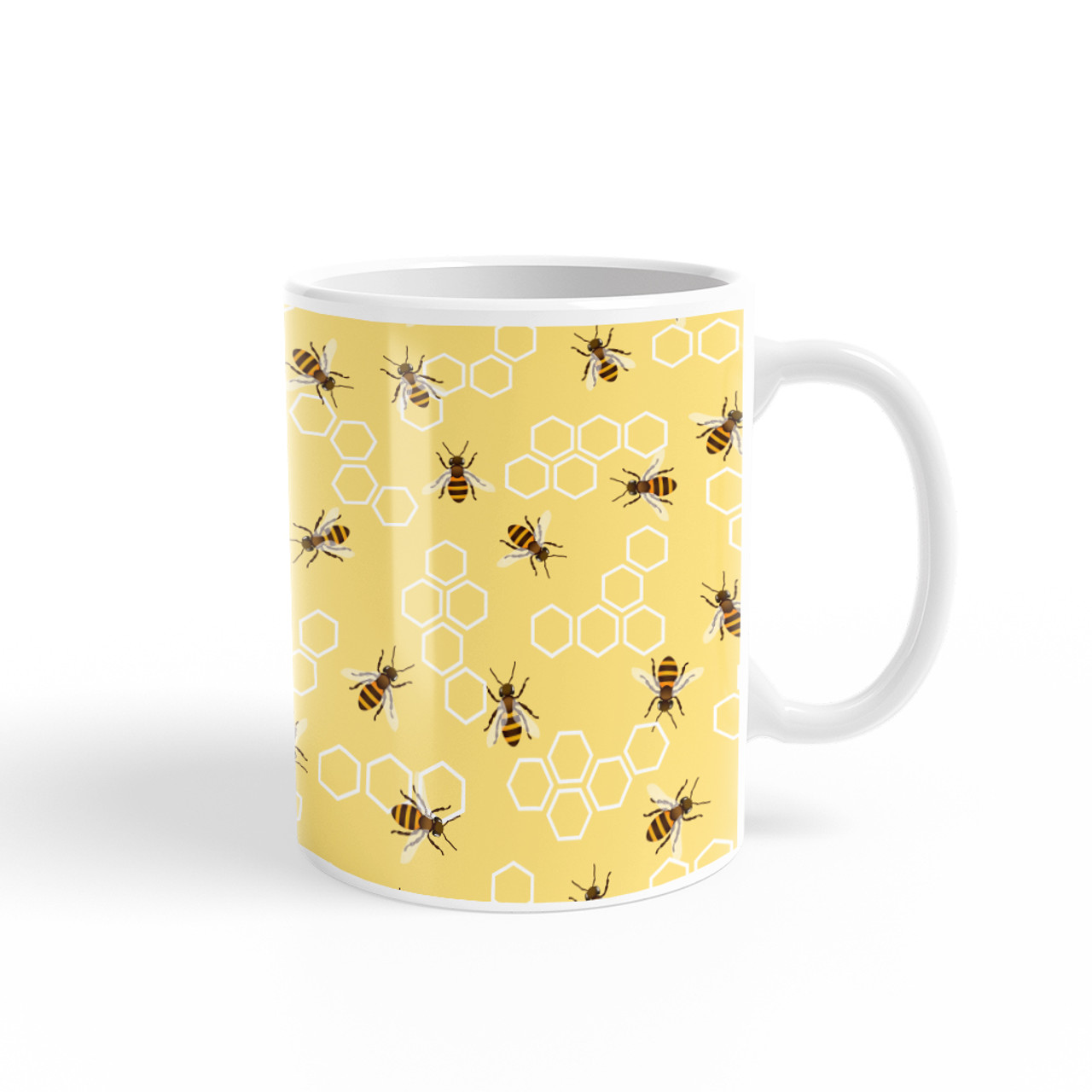 Bee Mug, Coaster, Towel, Honey Gift Set