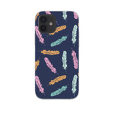 Feather Pattern iPhone Soft Case By Artists Collection