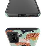 Abstract Tiger Pattern Samsung Tough Case By Artists Collection