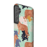 Abstract Tiger Pattern Samsung Tough Case By Artists Collection