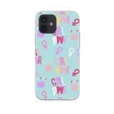Grl Pwr Pattern iPhone Soft Case By Artists Collection