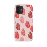 Hearts Pattern iPhone Soft Case By Artists Collection