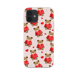 Love Bear Pattern iPhone Soft Case By Artists Collection
