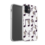 Music Pattern iPhone Soft Case By Artists Collection