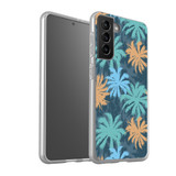 Palm Trees Green Pattern Samsung Soft Case By Artists Collection