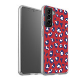 Patriotic Leopard Skin Pattern Samsung Soft Case By Artists Collection