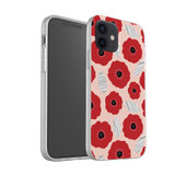 Poppy Flower Pattern iPhone Soft Case By Artists Collection
