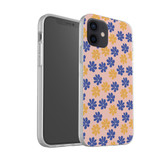 Simple Flower Pattern iPhone Soft Case By Artists Collection