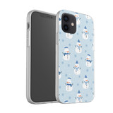 Snowman Pattern iPhone Soft Case By Artists Collection