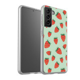 Strawberry Pattern Samsung Soft Case By Artists Collection