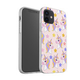 Unicorn Pattern iPhone Soft Case By Artists Collection
