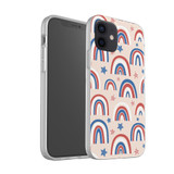 Usa Rainbows Pattern iPhone Soft Case By Artists Collection