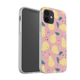 Yellow Pears Pattern iPhone Soft Case By Artists Collection