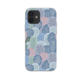 Winter Leaves Pattern iPhone Soft Case By Artists Collection
