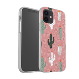 Wild Cacti Pattern iPhone Soft Case By Artists Collection