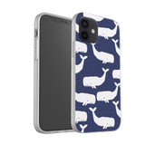 Whale Pattern iPhone Soft Case By Artists Collection