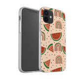Watermelon Rainbows Pattern iPhone Soft Case By Artists Collection