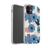 Vintage Abstract Flowers Pattern iPhone Soft Case By Artists Collection