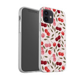 Sweet Cherry Pattern iPhone Soft Case By Artists Collection