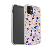 Pencil Strokes Pattern iPhone Soft Case By Artists Collection