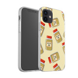 Peanut Butter Lover Pattern iPhone Soft Case By Artists Collection